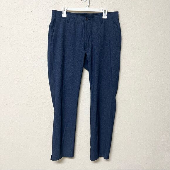 Under Armour Showdown Vented Pants Mens Size 36x32 Blue Golf Stretch - Picture 1 of 6